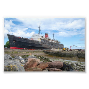 The Abandoned TSS Duke of Lancaster Ship Photo Print