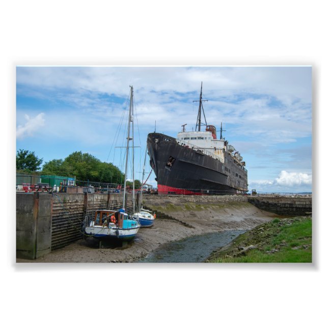 The Abandoned TSS Duke of Lancaster Ship Photo Print (Front)