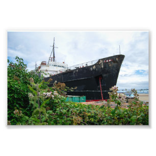 The Abandoned TSS Duke of Lancaster Ship Photo Print