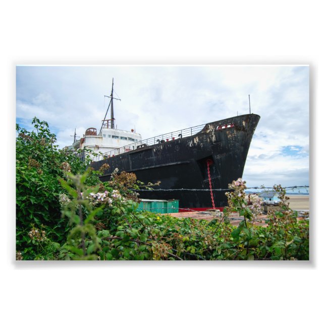 The Abandoned TSS Duke of Lancaster Ship Photo Print (Front)