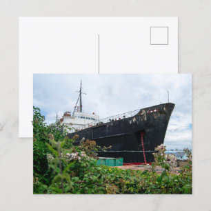 The Abandoned TSS Duke of Lancaster Ship Postcard