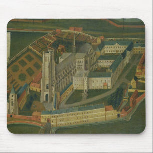 The Abbey of Saint-Bertin at Saint-Omer, 1776 Mouse Mat