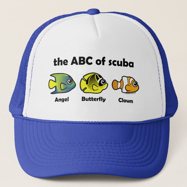 The ABC of Scuba Trucker Hat (Front)