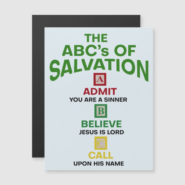 The ABC's of Salvation (Front/Back)