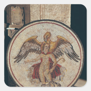 The Abduction of Ganymede, 2nd-3rd century Square Sticker
