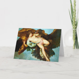 The Abduction of Ganymede Fine Art Greetings Card