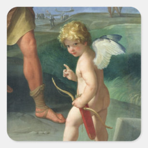 The Abduction of Helen, 1631 Square Sticker