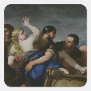 The Abduction of Helen Square Sticker