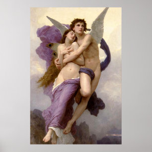 The Abduction of Psyche by Bouguereau Poster