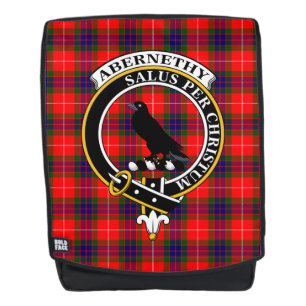 The Abernethy Clan Crest Tartan Plaid Backpack