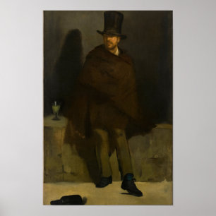 The Absinthe Drinker by Manet - Poster