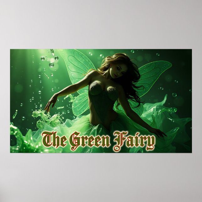The Absinthe Green Fairy Poster (Front)