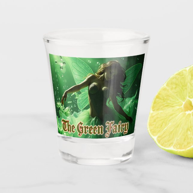 The Absinthe Green Fairy Shot Glass (Front)