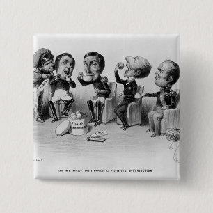 The Absolute Kings Forced to Swallow the Pill 15 Cm Square Badge