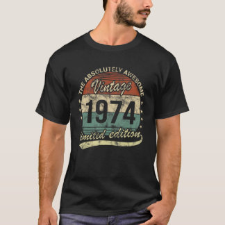 The Absolutely Awesome Vintage 1974 Man Or Woman B T-Shirt