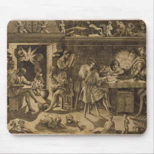 The Academy of Baccio Bandinelli, 1547 Mouse Mat
