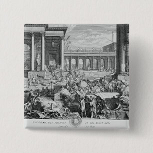 The Academy of Sciences and Fine Arts 15 Cm Square Badge
