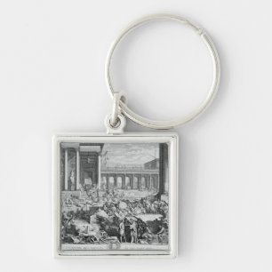 The Academy of Sciences and Fine Arts Key Ring