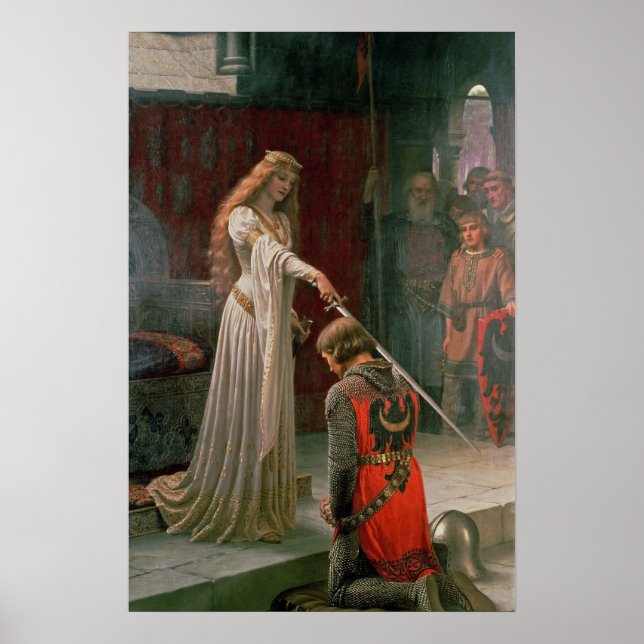 The Accolade by Edmund Blair Leighton - poster (Front)