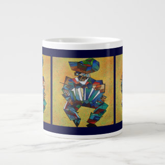 The Accordionist Cubism Art Large Coffee Mug