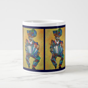 The Accordionist Cubism Art Large Coffee Mug