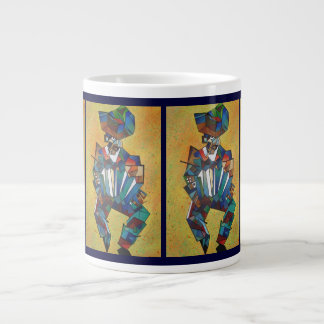 The Accordionist Cubism Art Large Coffee Mug