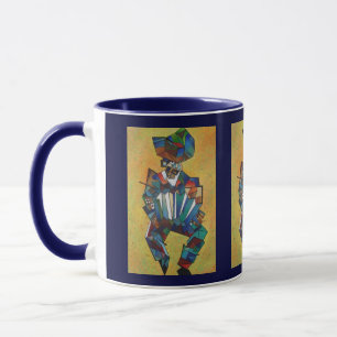 The Accordionist Cubism Art Mug