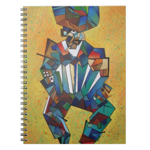 The Accordionist Cubism Art Notebook