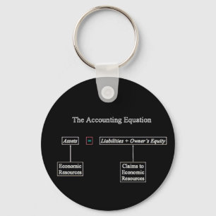 "The Accounting Equation" Key Ring