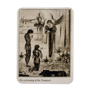 The achieving of the Sangreal, from 'Le Morte d'Ar Magnet