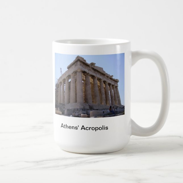 The Acropolis at Athens, Greece Coffee Mug (Right)