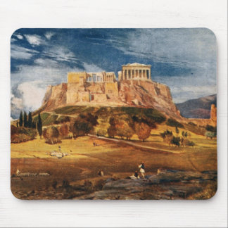 The Acropolis at Athens Greece Colour Landscape Mouse Mat