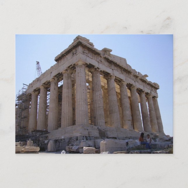 The Acropolis at Athens, Greece Postcard (Front)
