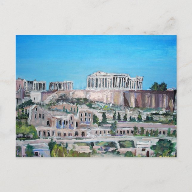 The Acropolis, Athens Postcard (Front)