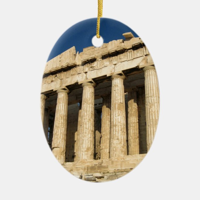The Acropolis Ceramic Tree Decoration (Front)