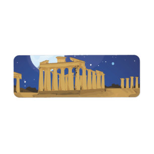 The Acropolis of Athens cartoon