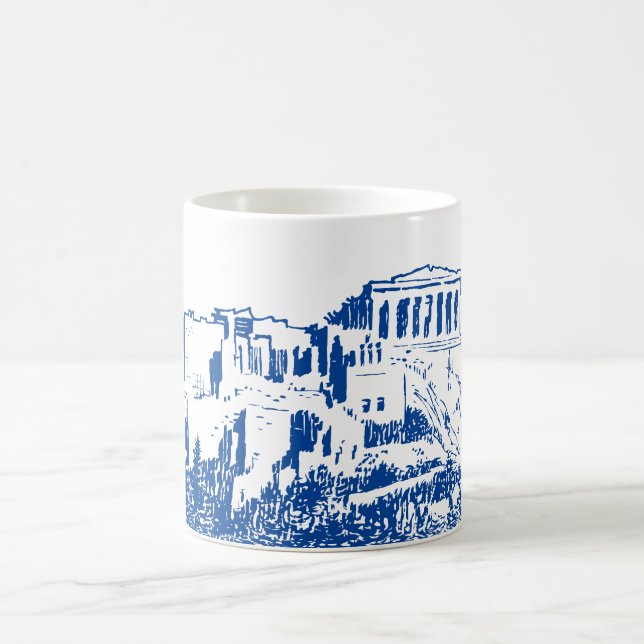 The Acropolis of Athens, Greece Coffee Mug (Center)