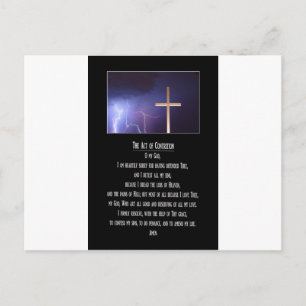 The Act of Contrition Prayer.jpg Postcard