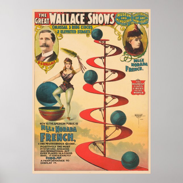 The Act Of M'lle Norada French Poster (Front)