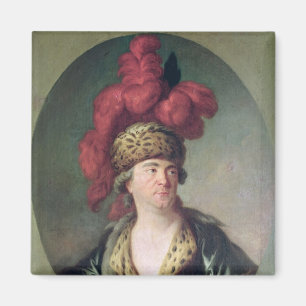 The Actor Lekain in the Role of Genghis Khan Magnet