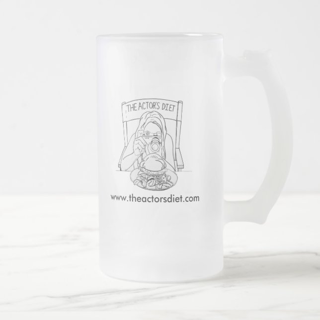 The Actor's Diet Frosted Mug (Right)