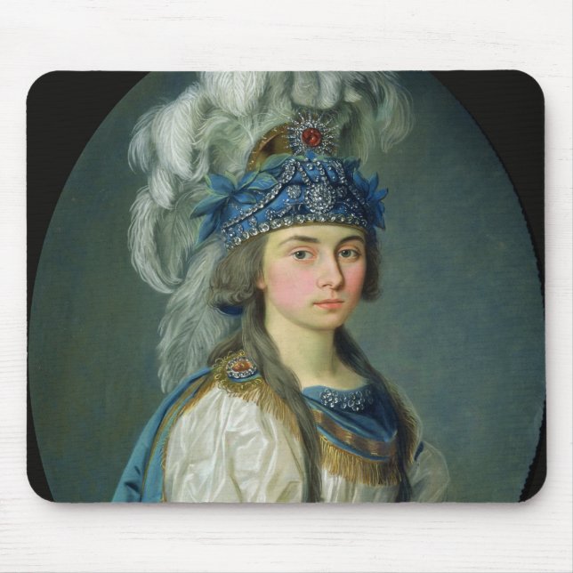 The actress and singer Praskovya Zhemchugova Mouse Mat (Front)