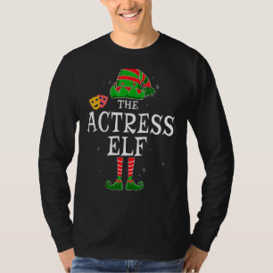 The Actress Elf Group Matching Family Christmas Ac T-Shirt