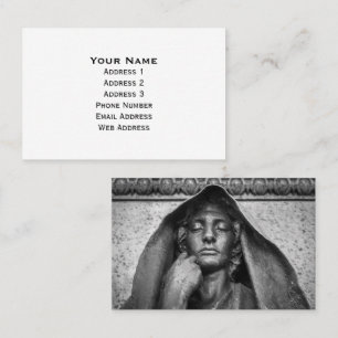 The Adams Memorial Business Card