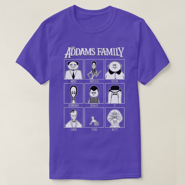 The Addams Family Yearbook  T-Shirt (Design Front)