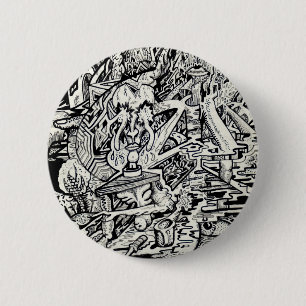 The Adept, or, A Freakish Transfiguration 6 Cm Round Badge
