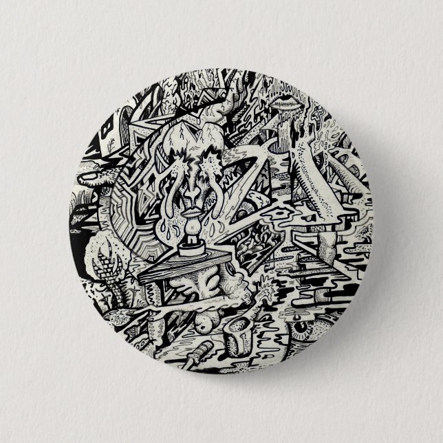 The Adept, or, A Freakish Transfiguration 6 Cm Round Badge (Front)