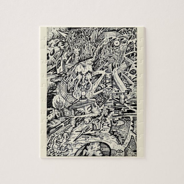 The Adept, or, A Freakish Transfiguration Jigsaw Puzzle (Vertical)