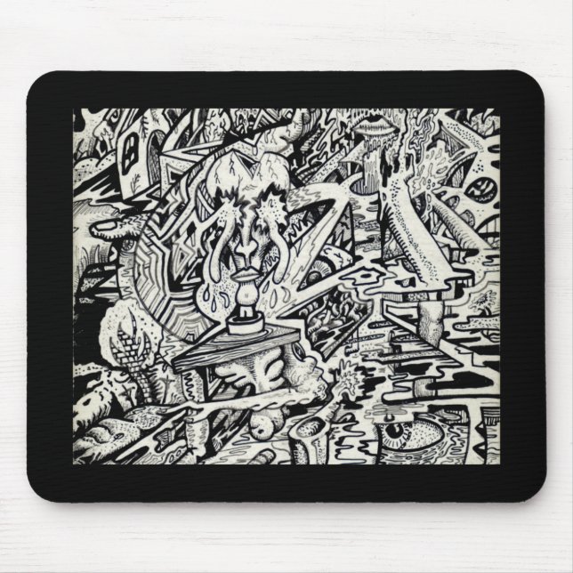 The Adept, or, A Freakish Transfiguration Mouse Mat (Front)