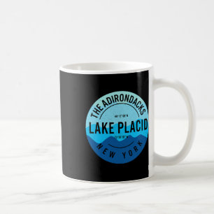 The Adirondacks Lake Placid New York Skiing Snowbo Coffee Mug
